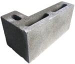 Block 4", L-Corner