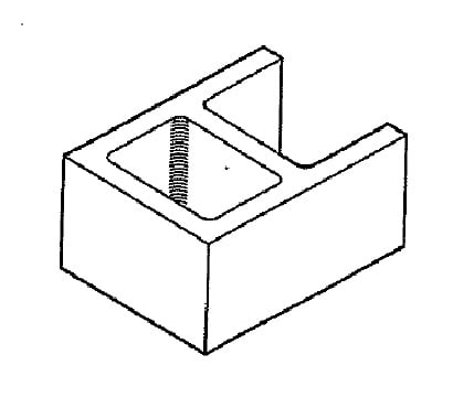 Block 12", Open End [Drawing]