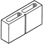 Block 4", 1-Scored, Standard [Drawing]