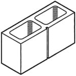 Block 6", 1-Scored, Standard [Drawing]