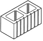 Block 8", 7-Scored, Standard [Drawing]