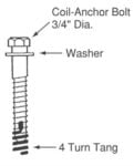 Coil Anchor Bolt & Tang