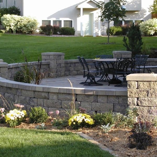 Courtyard Patio Wall