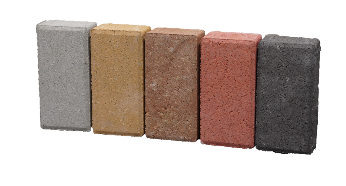 Holland Pavers Solid: Gray - Buff - Brown - Red - Black