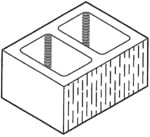 Block 12", Rake Face, Standard [Drawing]