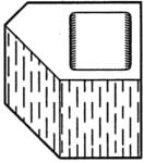 Block 8", Rake Face, Corner [Drawing]