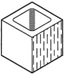 Block 8", Rake Face, Half [Drawing]