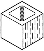 Block 8", Rake Face, Half [Drawing]