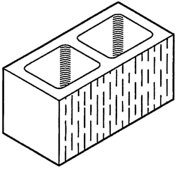 Block 8", Rake Face, Standard [Drawing]