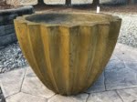 Stained Mex 30''H Planter