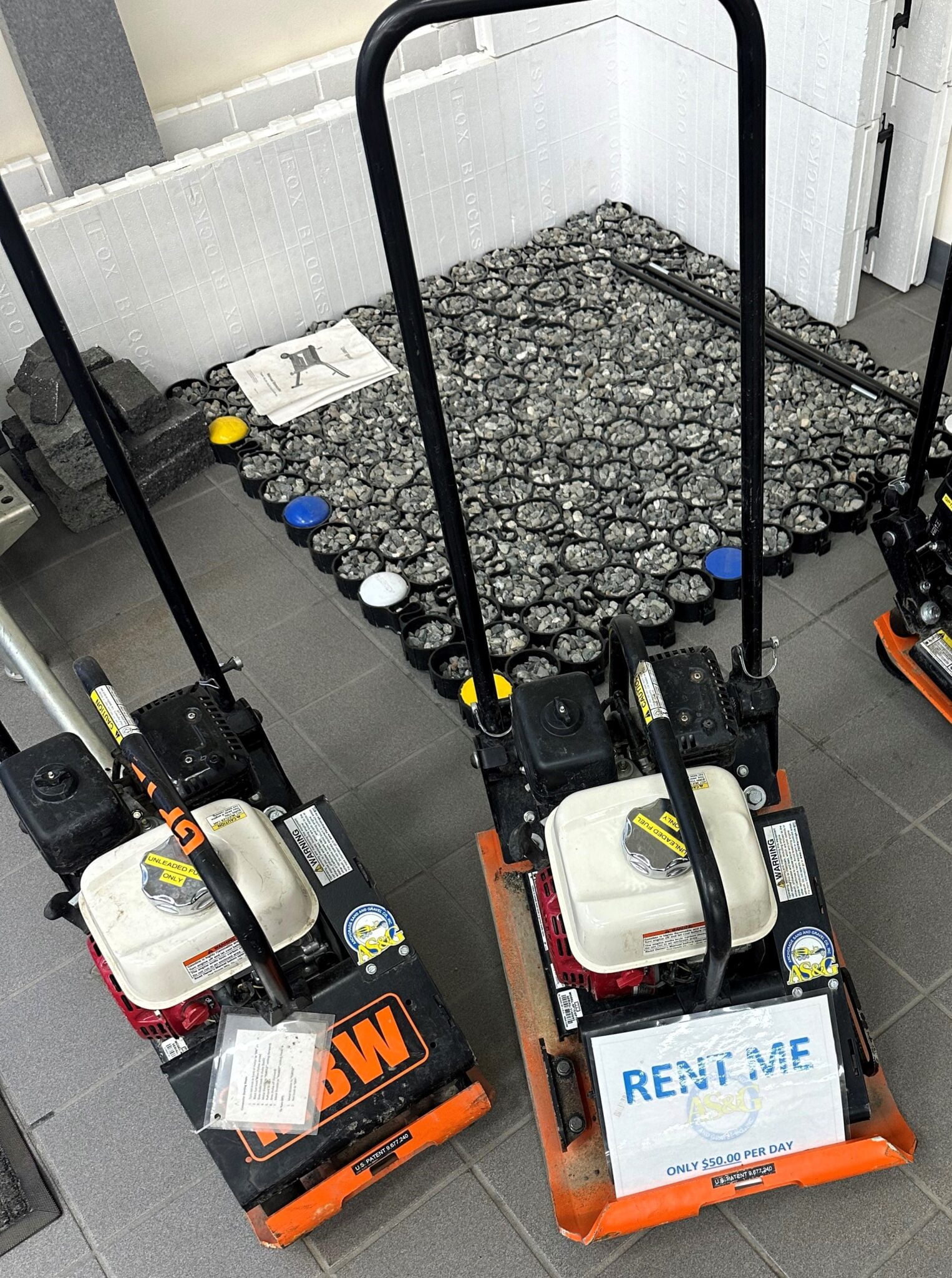 Compactor (for rent) Anchorage Sand & Gravel